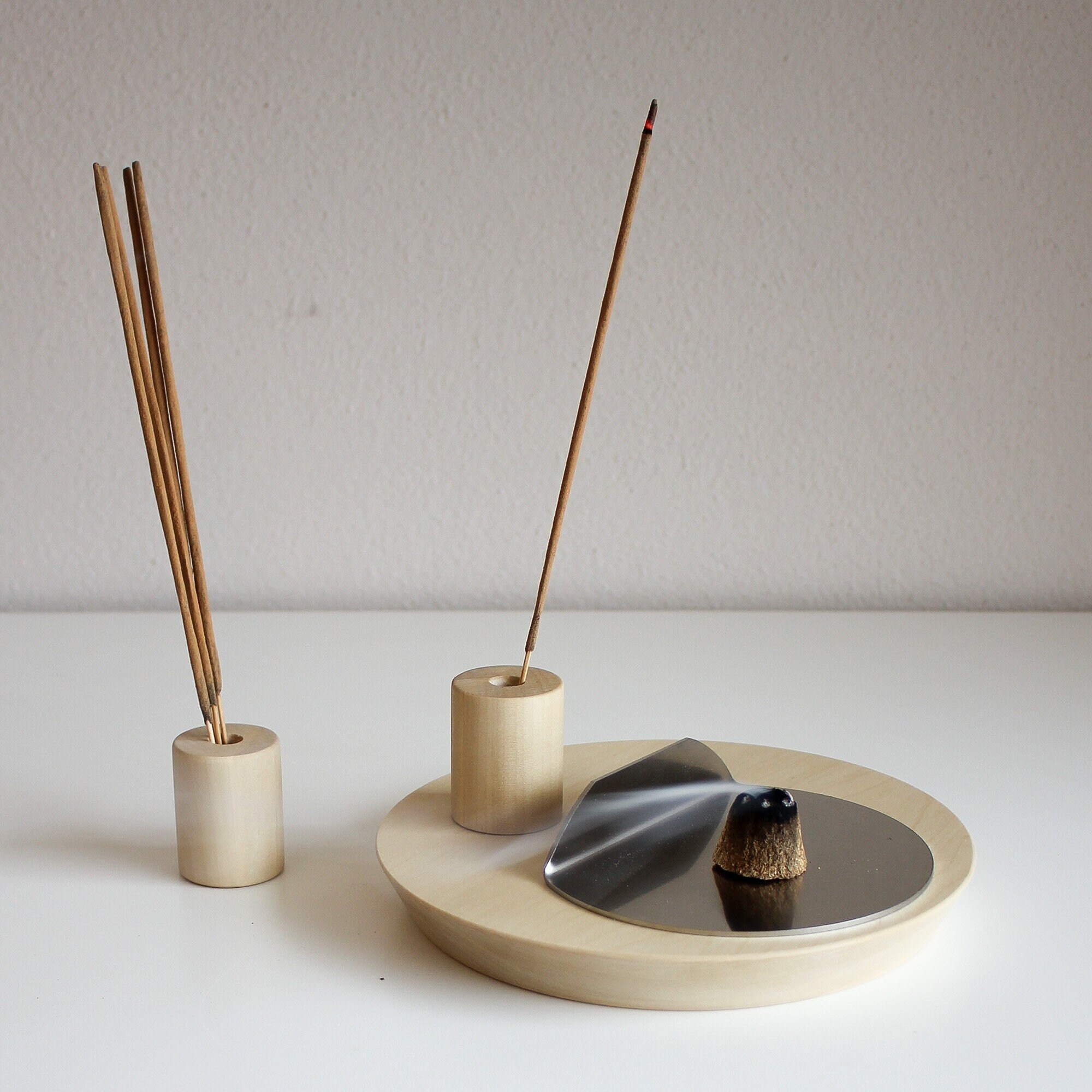Porta Bastoncini D'Incenso In Legno Di Pino: Semplice, Elegante E Funzionale, 24,5cm - 2