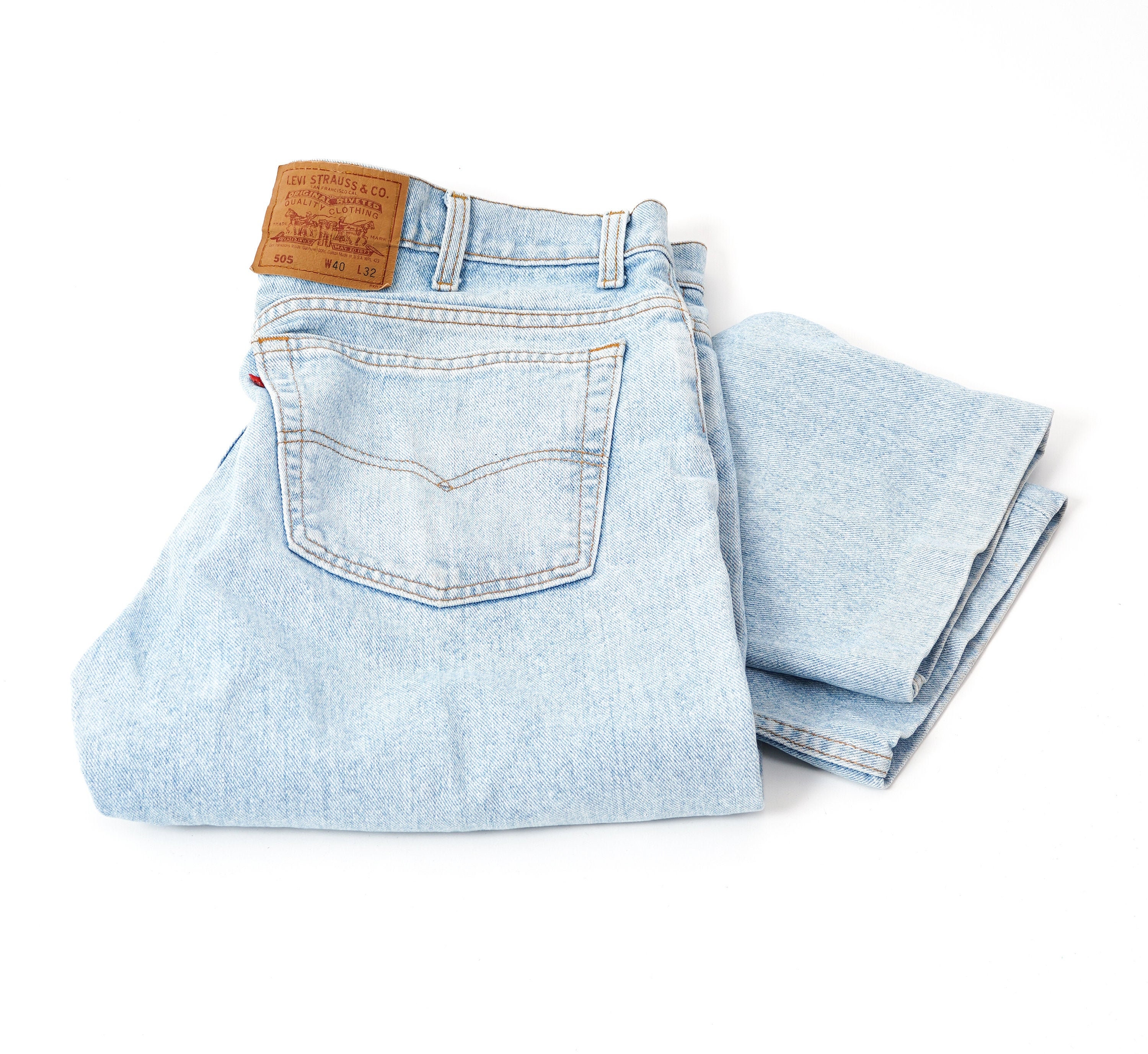 Vintage levi's / levi 505 original denim jeans / XXXL / | Etsy