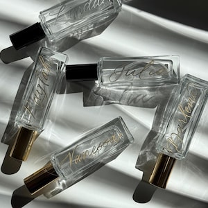 Custom Engraved Perfume Bottle: Bridesmaid Proposal Gift