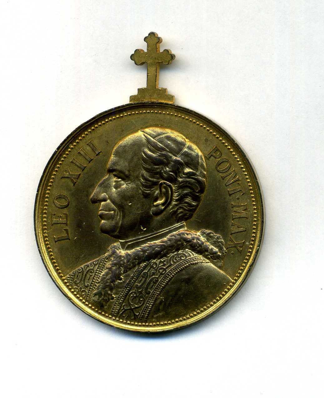 Leo Xiii Pont Max Noce d'or 1838-1888 - Bronze