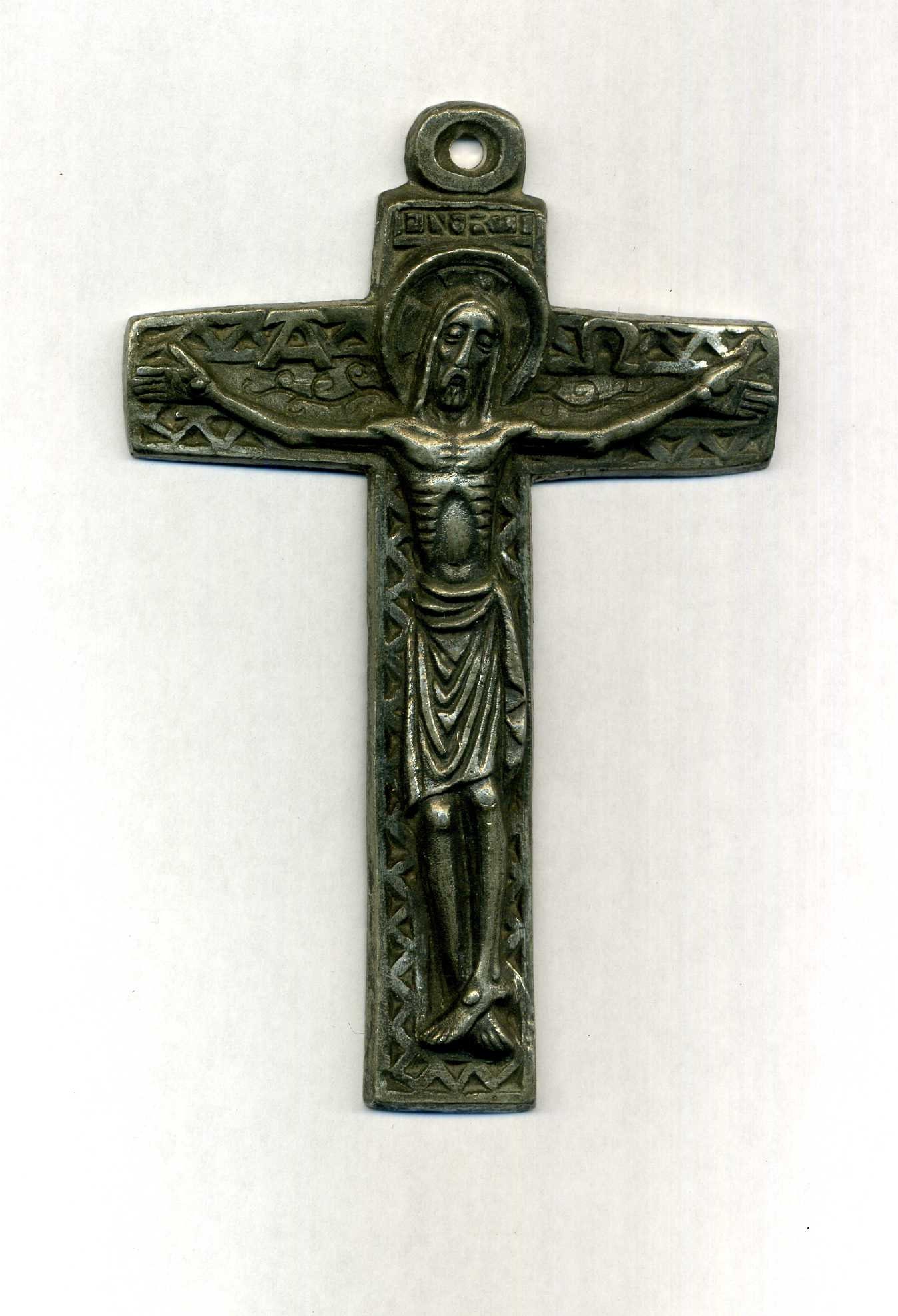Religion - Croix Crucifix Christ en Étain