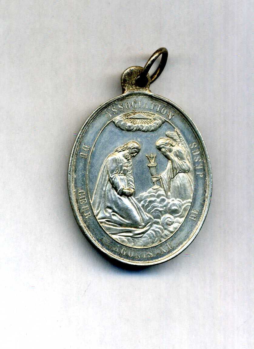 Association Du Cœur de Jésus Agonisant Médaille Argentée