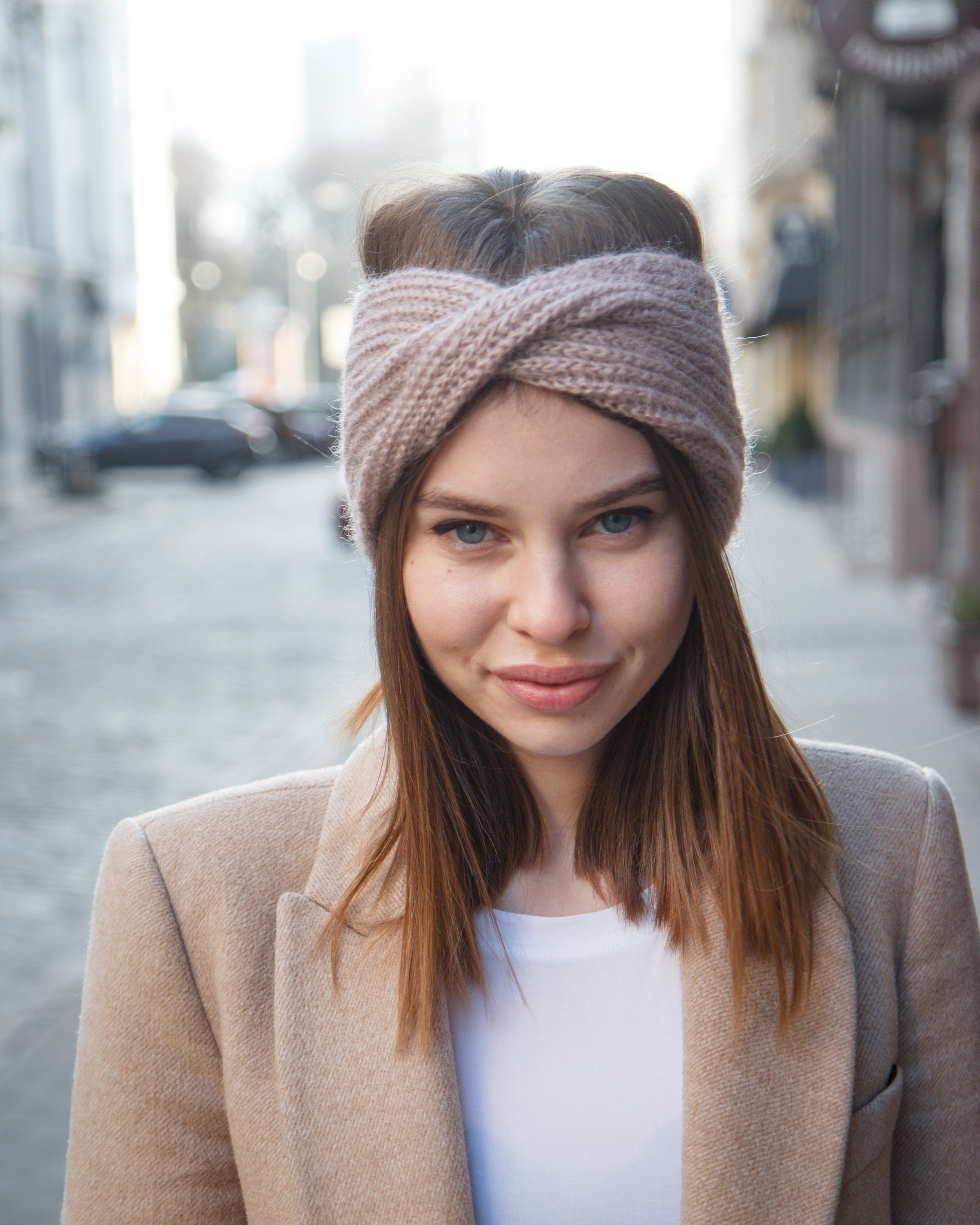 Cashmere Headband / Knit Turban / Ear Warmer Etsy