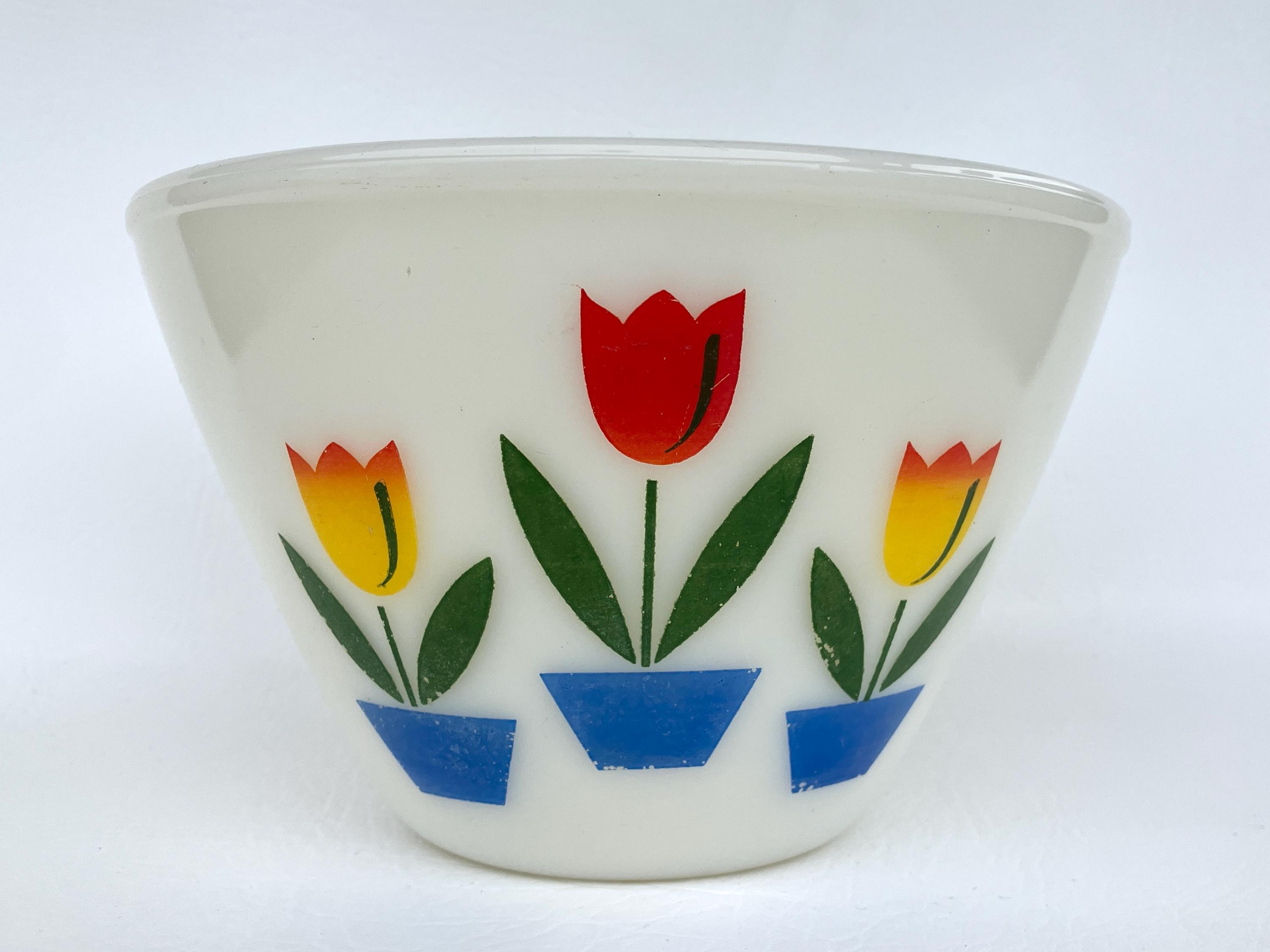 Fire King Tulip - Etsy