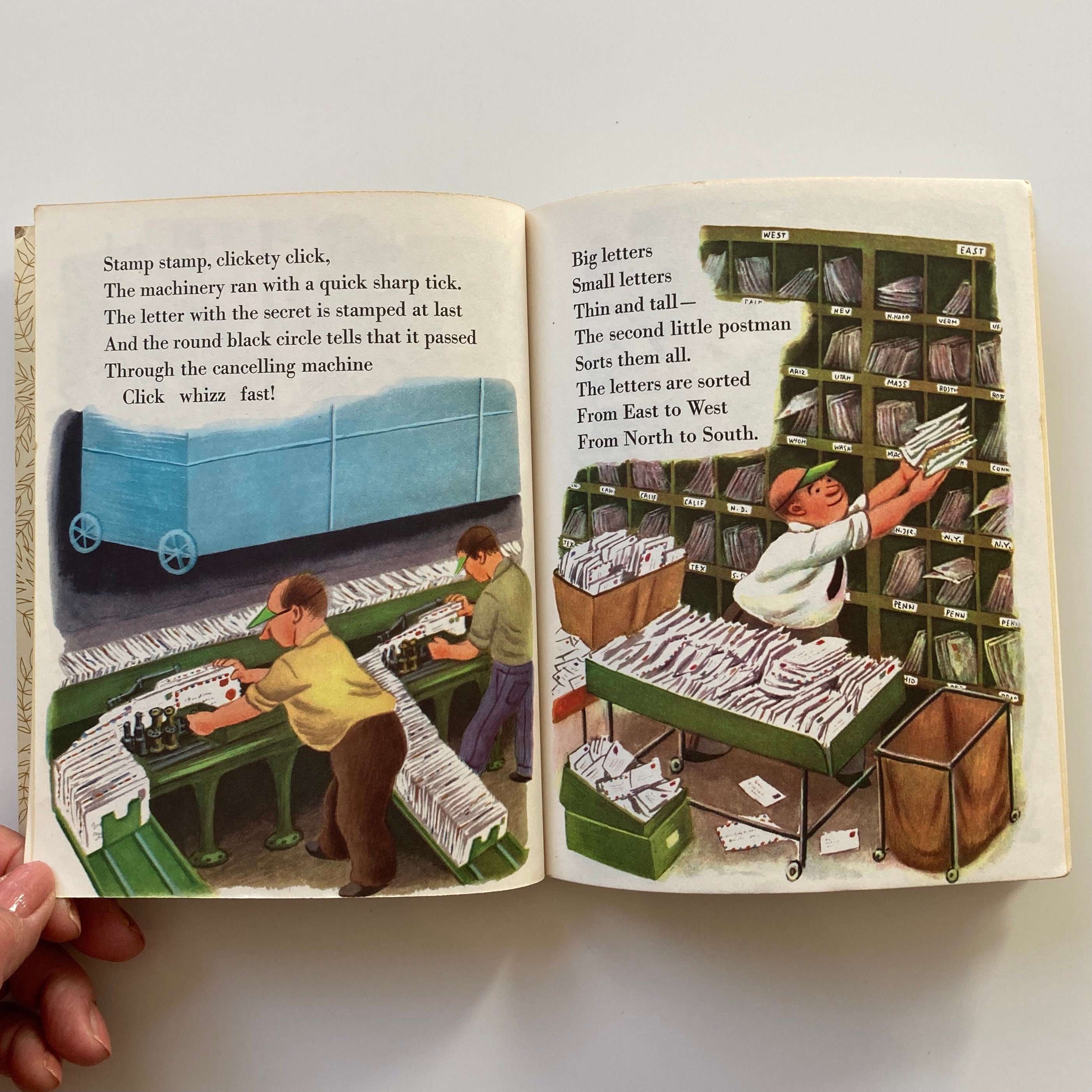 1970s Little Golden Book Seven Little Postmen Margaret Wise - Etsy