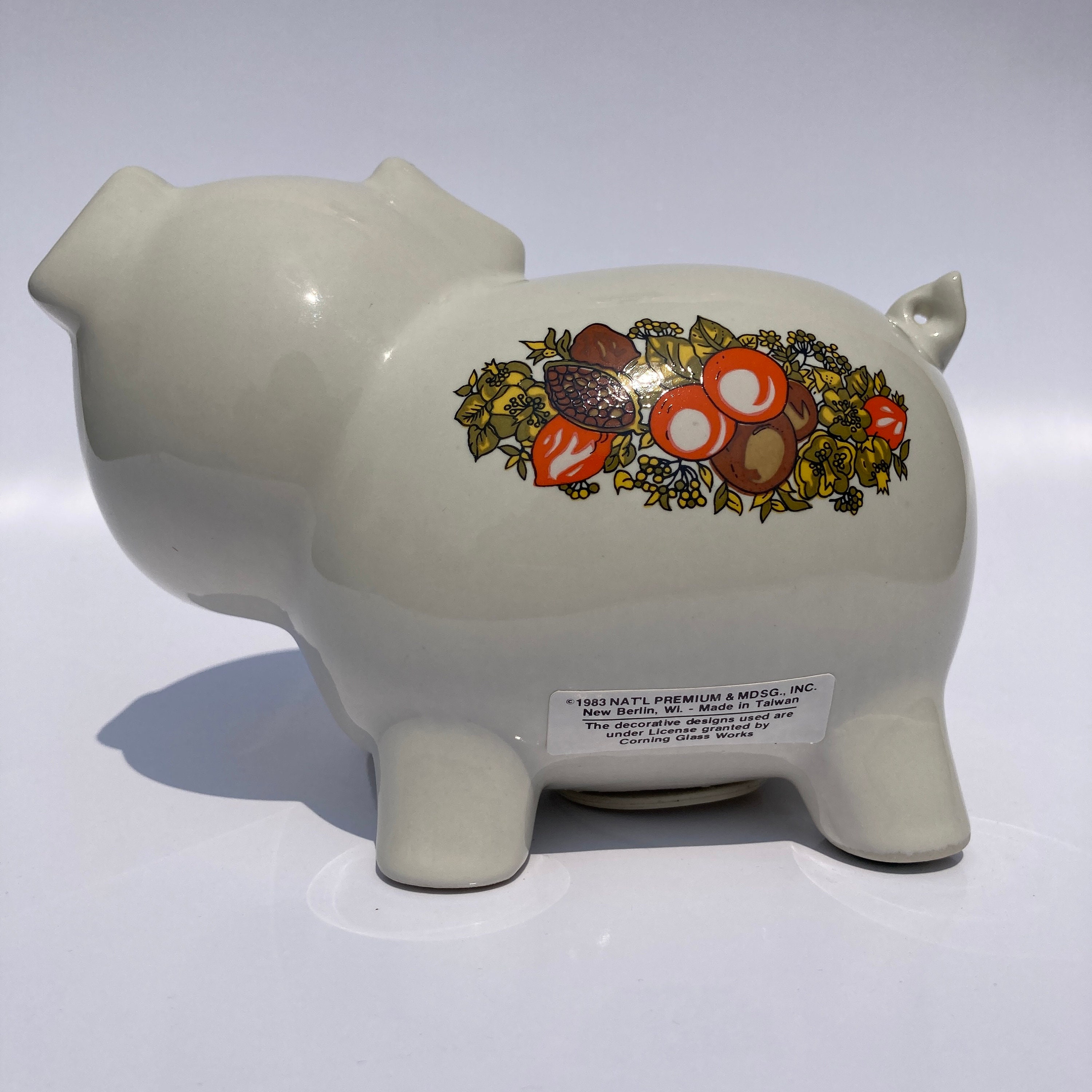 1980s Corning Piggy Bank Spice of Life Corning Go Along Etsy