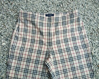 burberry nova check pants mens