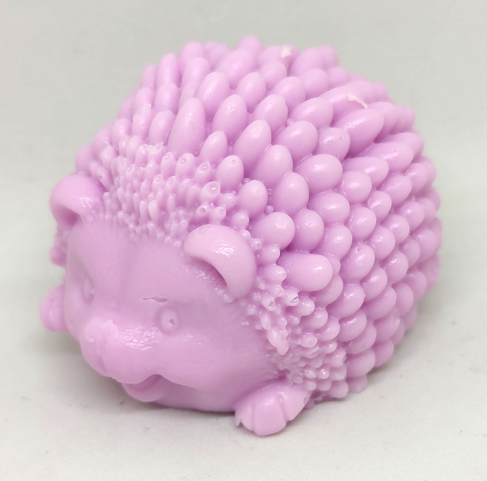 Handmade hedgehog soap with a surprise inside. Etsy