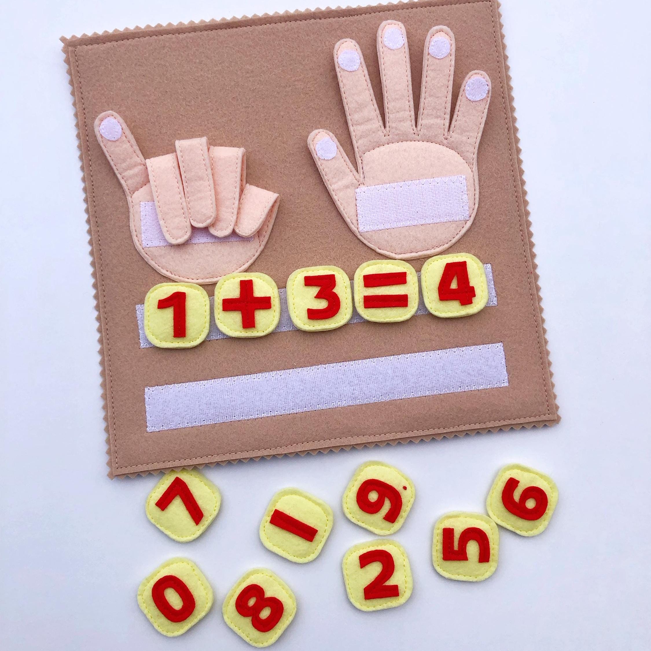 Math Learning Game, Counting Toy, Finger Counting Preschool Game, Math ...