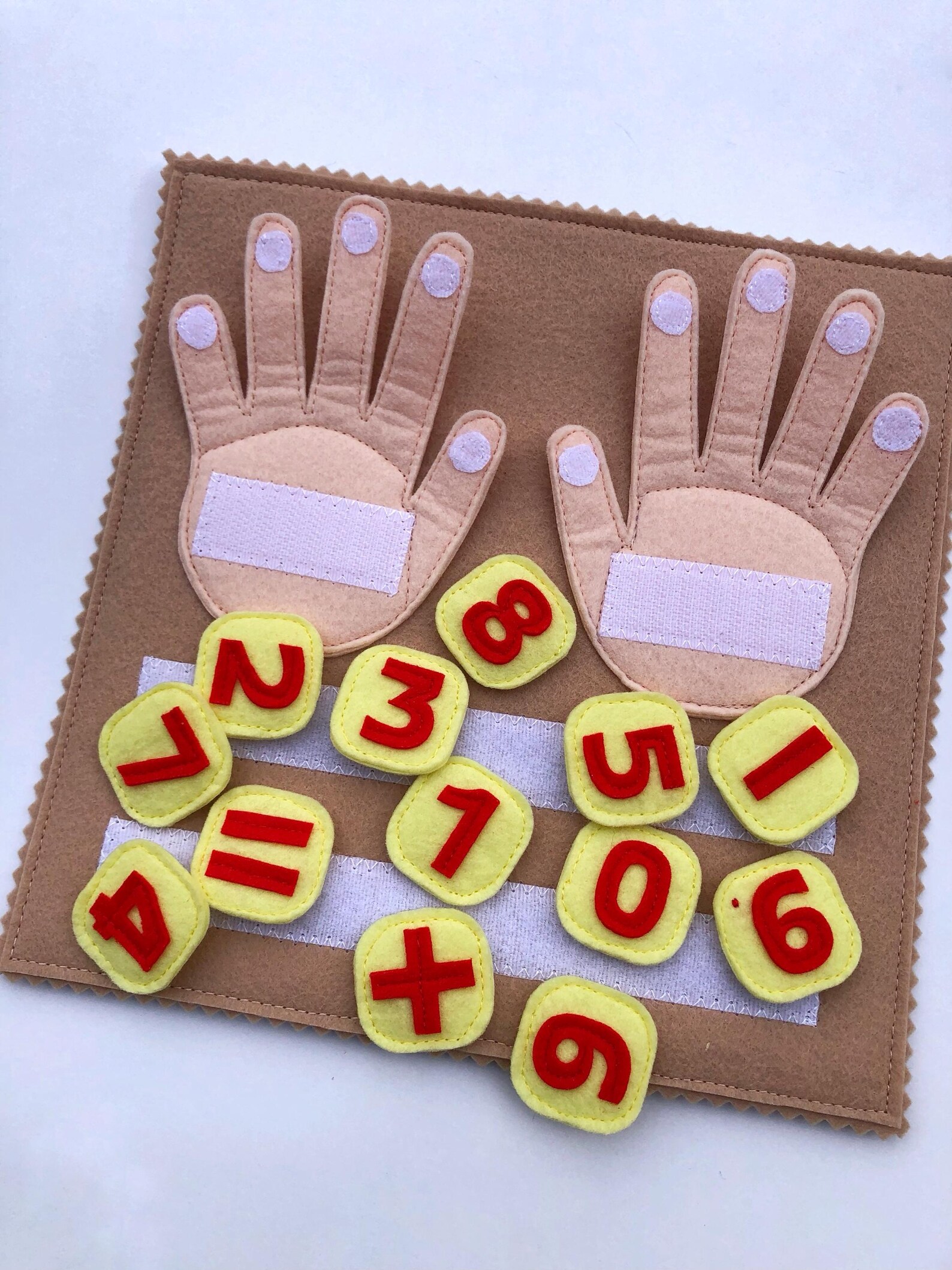 Math Learning Game, Counting Toy, Finger Counting Preschool Game, Math ...