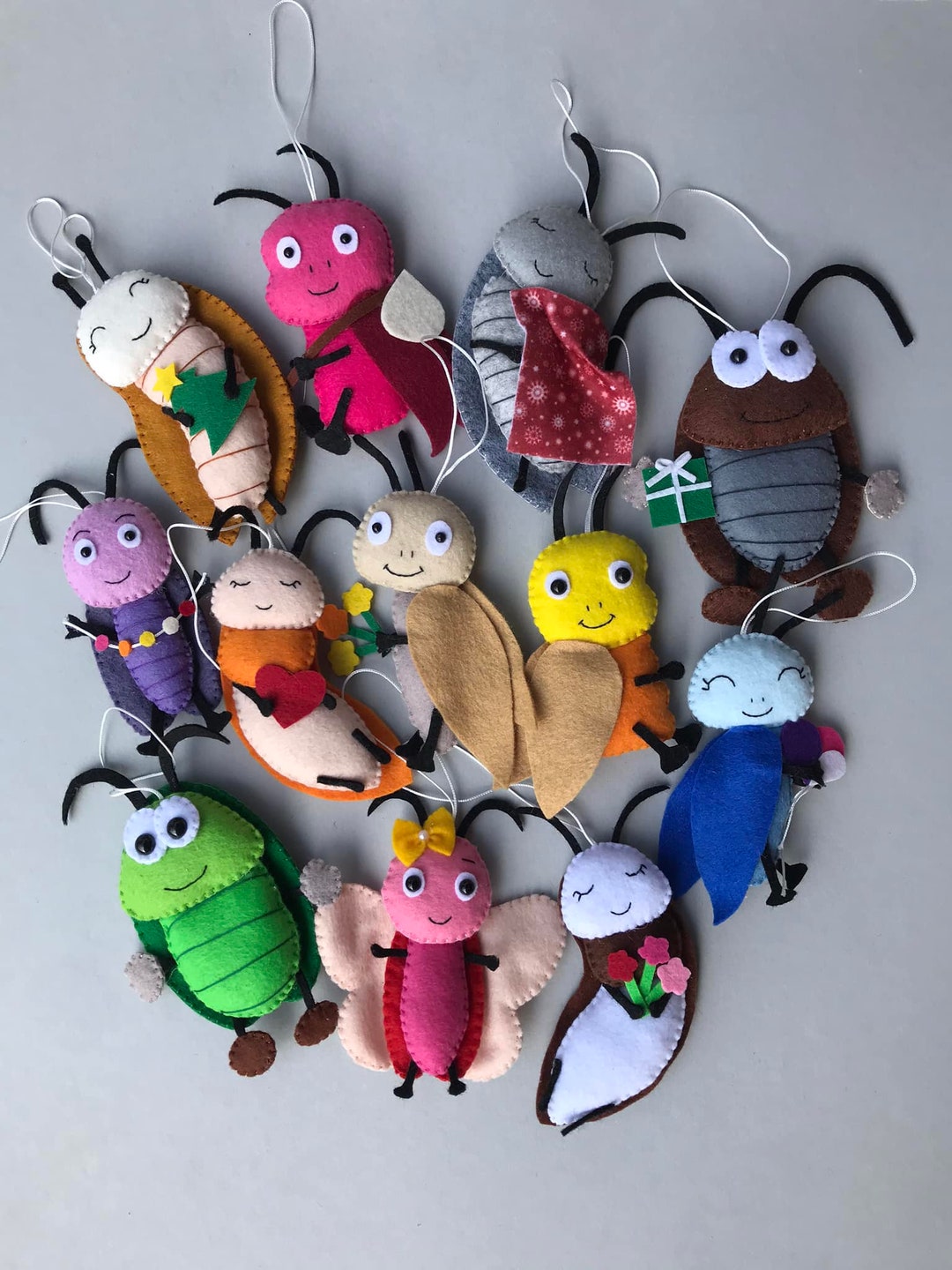 Toy Insect Cockroach Kids Insect Toys, Cockroach and Bugs Felt Toys, Insect Fabric Felt Toys ...