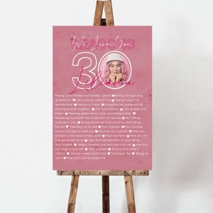 30th Birthday Printable Poster: Reasons We Love You (Editable Text) image 7