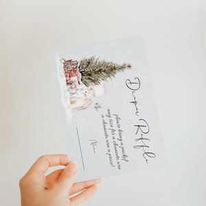 Uitnodigingsset babyshower winter: bundel met feestelijke uitnodigingen (digitale download) afbeelding 4