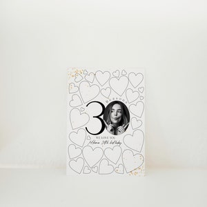 30 Reasons We Love You Template: 30th Birthday Gift (Digital Download) image 3