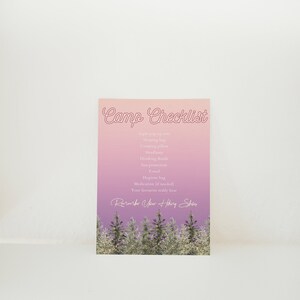 Girl Camping Birthday Invitation: Adventure Party Invite (Digital Download) image 5