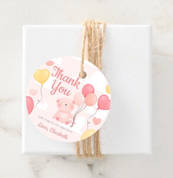 teddy-bear-girl-baby-shower-circle-thank-you-tag-bear-girl-favor-tag