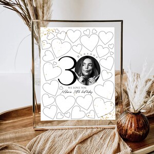 30 Reasons We Love You Template: 30th Birthday Gift (Digital Download) image 5