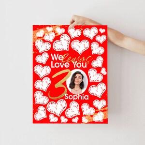 30 Reasons We Love You Template with Photo Thirty Things For Love Womens Thirty Anniversary Printable Banner 30th Birthday Memory Gift image 5