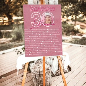 30th Birthday Printable Poster: Reasons We Love You (Editable Text) image 3