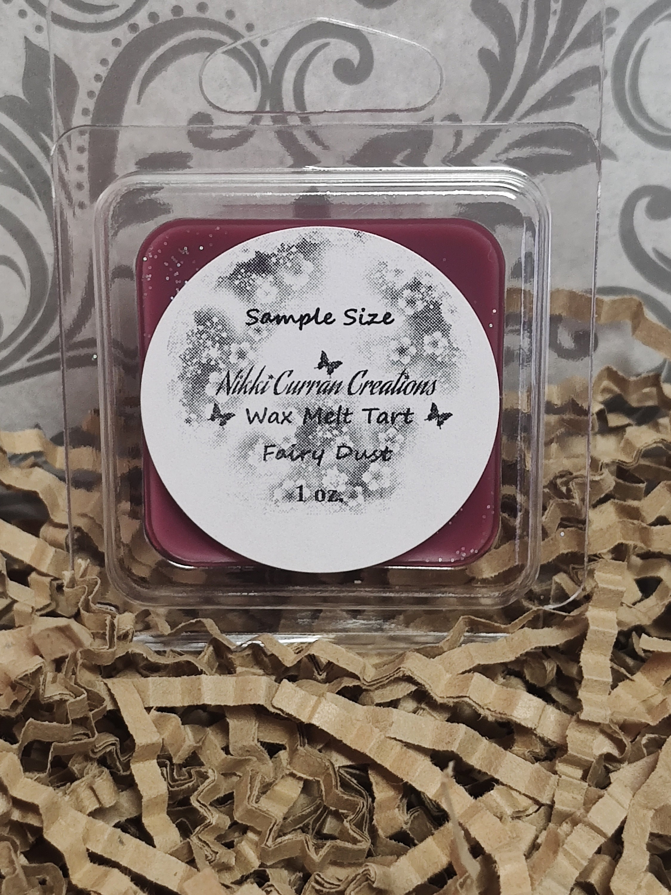Fairy Dust Scented Wax Melts 1 oz. Handmade Wax Melt Tarts Strong Floral Fragrance Sample Size Wax Melts For Warmer