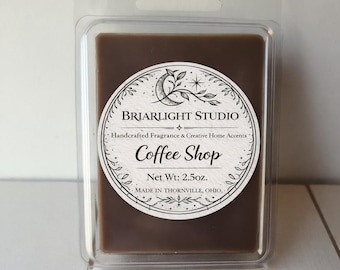 Coffee Shop Scented Clam Shell Wax Melts Strong Scented Decorative Wax Melts