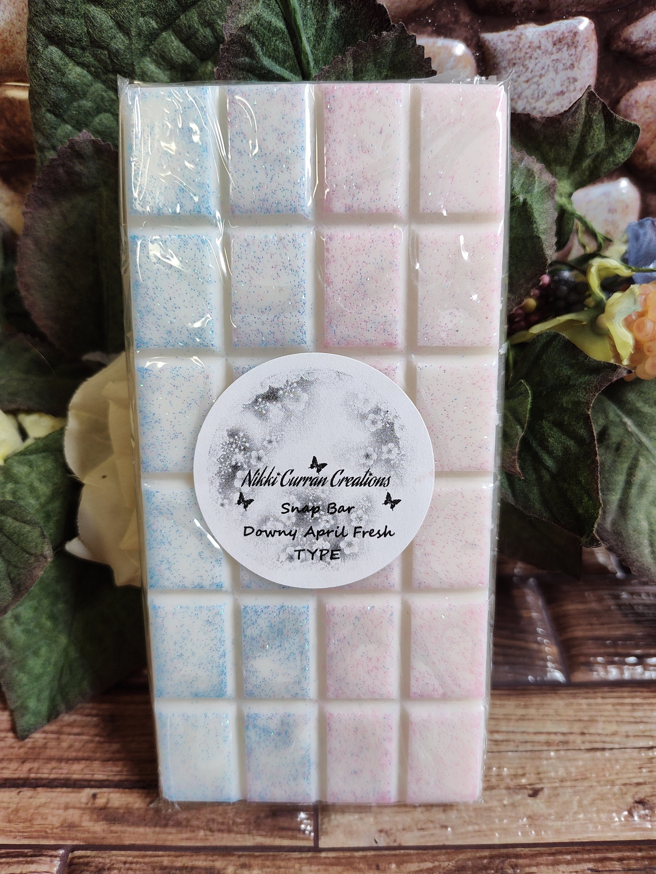 Downys April Fresh TYPE Scented Handmade Wax Melt Snap Bars Strong Scented  2.6 Oz. Soy Wax Melts Fresh Fragrance 