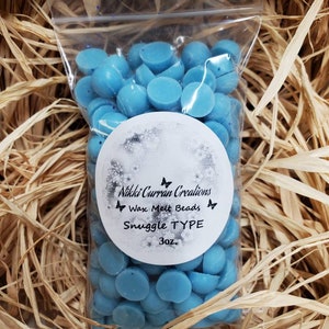 Snuggle TYPE Scented 3 oz. Handmade Wax Melt Beads Strong Scented Fresh Fragrance Wax Melts