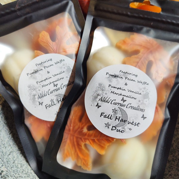 Fall Harvest Duo Pack Fall Wax Melts Smooth Fragrance Glitter Wax Melts for Warmer