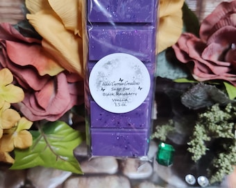 Black Raspberry Vanilla Scented Wax Melt Snap Bars Fruity Fragrance Strong Scented Decorative Wax Melts for Warmer
