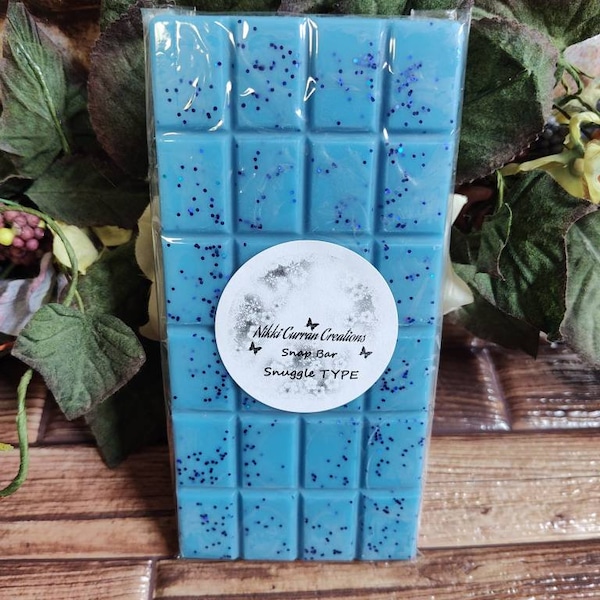 Snuggle TYPE Scented Handmade Wax Melt Snap Bars Strong Scented 2.6 oz. Soy Wax Melts Clean Fresh Fragrance