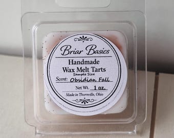 Obsidian Fall Scented Wax Melt Tarts | Strong Scented Floral Fragrance | 1oz. Sample Size Melts for Warmer