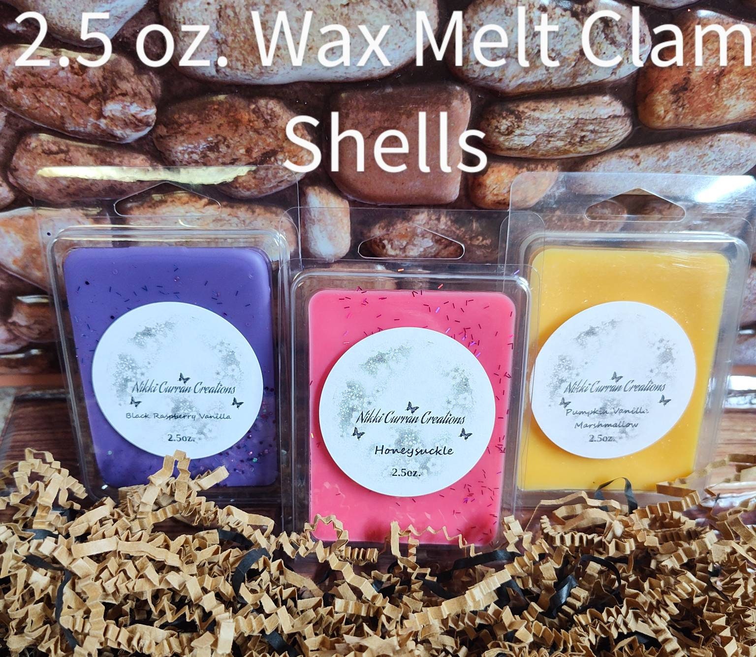 Maple Sticky Buns Scented 2.5oz. Handmade Wax Melt Clam Shell 