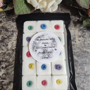 Scented Handmade Wax Melt Squares Variety of Fragrances Large 10oz. Bag