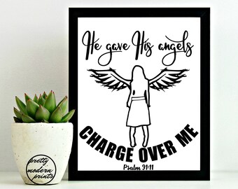 Psalm 35 poster. Printable Bible prayer cards. Bible pdf | Etsy