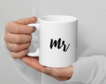 Mr Mug, Gift for him, Valentine's gift, Anniversary gift, Wedding gift, Husband gift