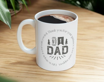 Number One Dad Mug, Father's Day Gift, Gift For Dad, Dad Mug, Father's Day, Dad Birthday Gift, Dad Birthday, Mug For Dad, Dad Christmas Gift