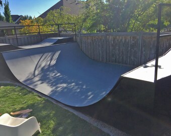 Skateboard Bmx Scooter And Inline Skate Backyard Mini Ramp Etsy