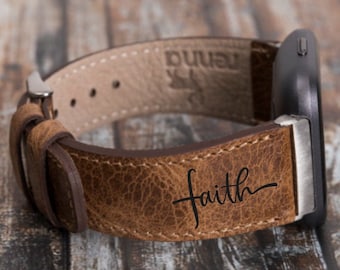 Fitbit Versa 4/3/2 Sense/SENSE 2 Leder Band Personalisierte Armband Weihnachtsgeschenk Idee Freund Freundin Sport Ersatzarmband Uhrenarmband