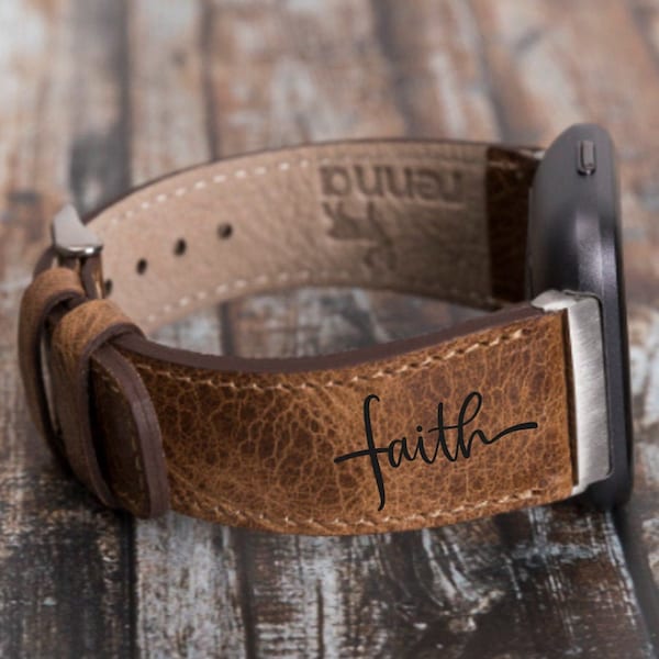 Fitbit Versa 4/3/Sense/2/Lite Leather Smartwatch Band - Mens & Womens Watch Straps Modern Smart Watch Belts – Best Custom Bands/Strap - Gift