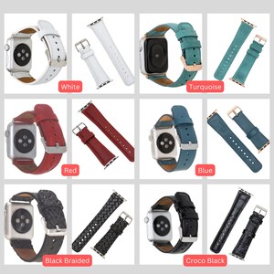 Fitbit Versa 4/3/Sense/2/Lite Leather Smartwatch CUFF Band Mens & Womens Watch Straps Modern Smart Watch Belts – Best Custom Bands - Gift image 5