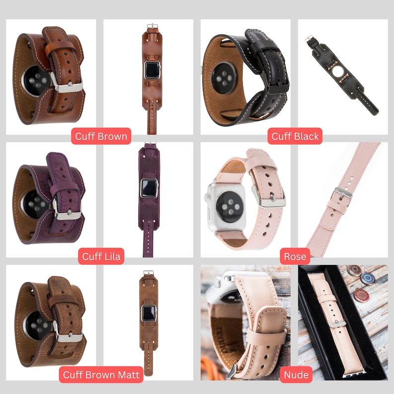 Correa de cuero personalizada para Fitbit Versa 4/3/2 Sense/SENSE 2: ideal como regalo de Navidad para novios y novias. Correa de repuesto deportiva. imagen 4