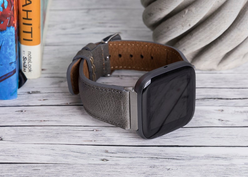 Fitbit Versa 3/sense/2/lite Leather Smartwatch Band Mens & Etsy UK