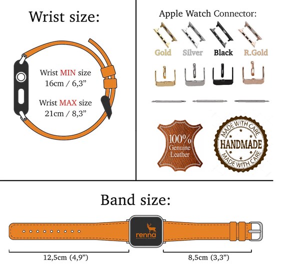 PREMIUM APPLE Watch Band for Series 9 8 ultra 7 6 se 6 1