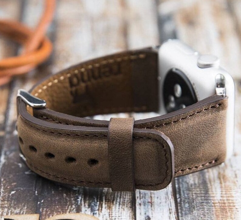 genuine leather apple watch band 38mm