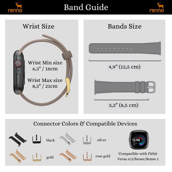 Wane étal Bracelet Copatible Pour Fitbit Versa/Versa 2/Versa Lite Pour Fee Hoe, Acier