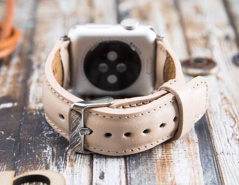 Apple Watch Leather Band for iWatch Series SE6 and 5 4 3 2 1 | Etsy