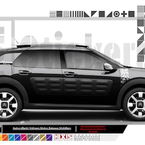 Kit Stickers autocollant decal Citroën C4 Cactus RIP effet CURL edition
