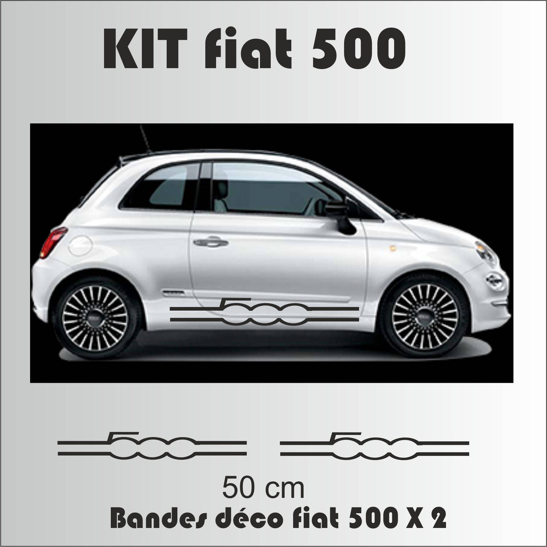 130cm*21cm Car Racing Front Rear Windshield Sticker for Fiat 500 Grande  Stilo Abarth Alio Etc., Wish