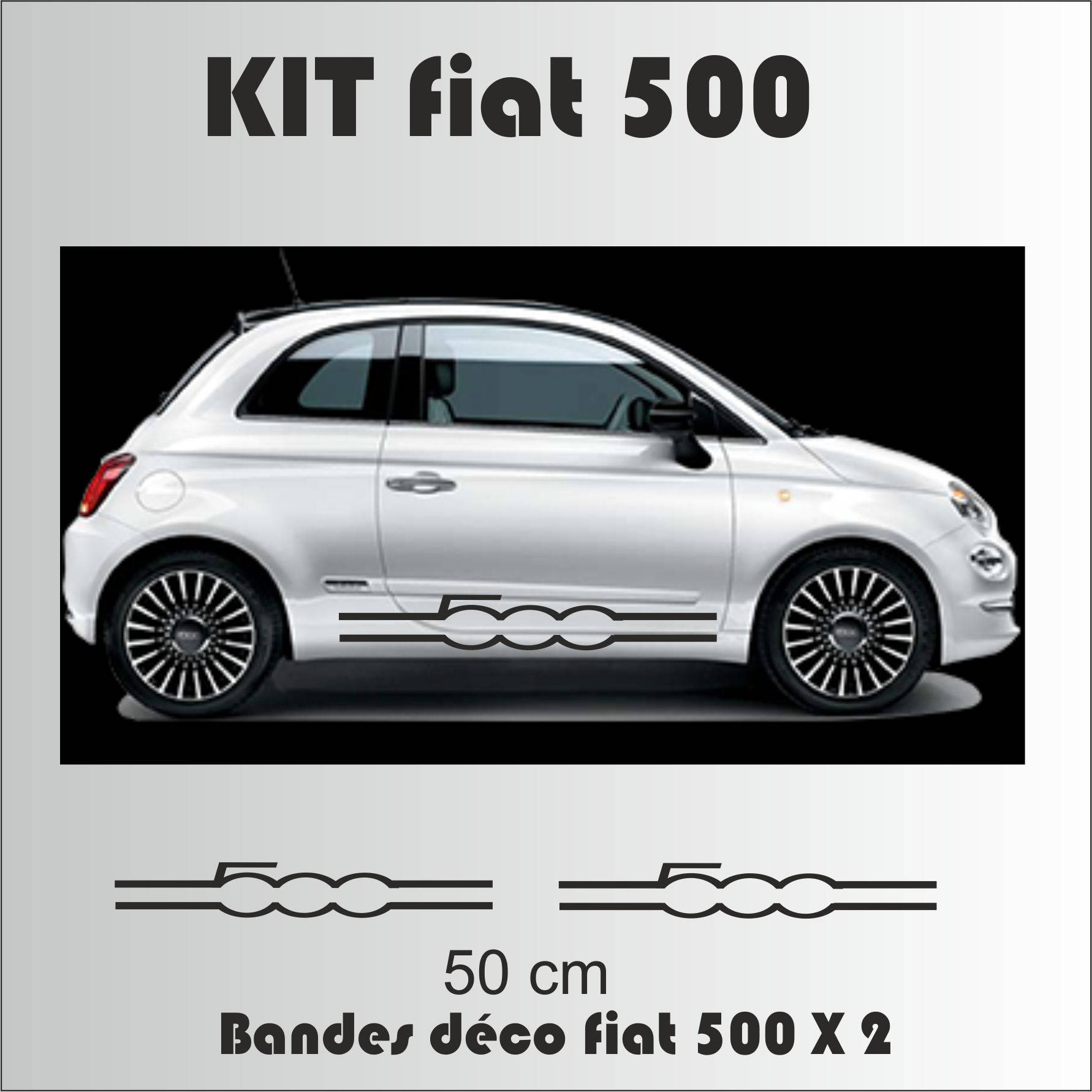 Stickers pour volant Fiat 500