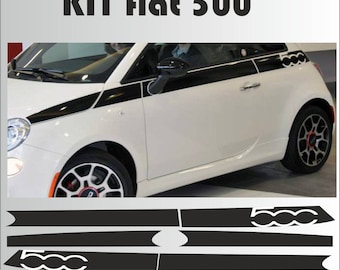 Kit Stickers sticker kit color band Fiat 500